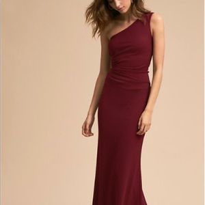BHLDN Gwyneth dress, Size 2, Bordeaux
